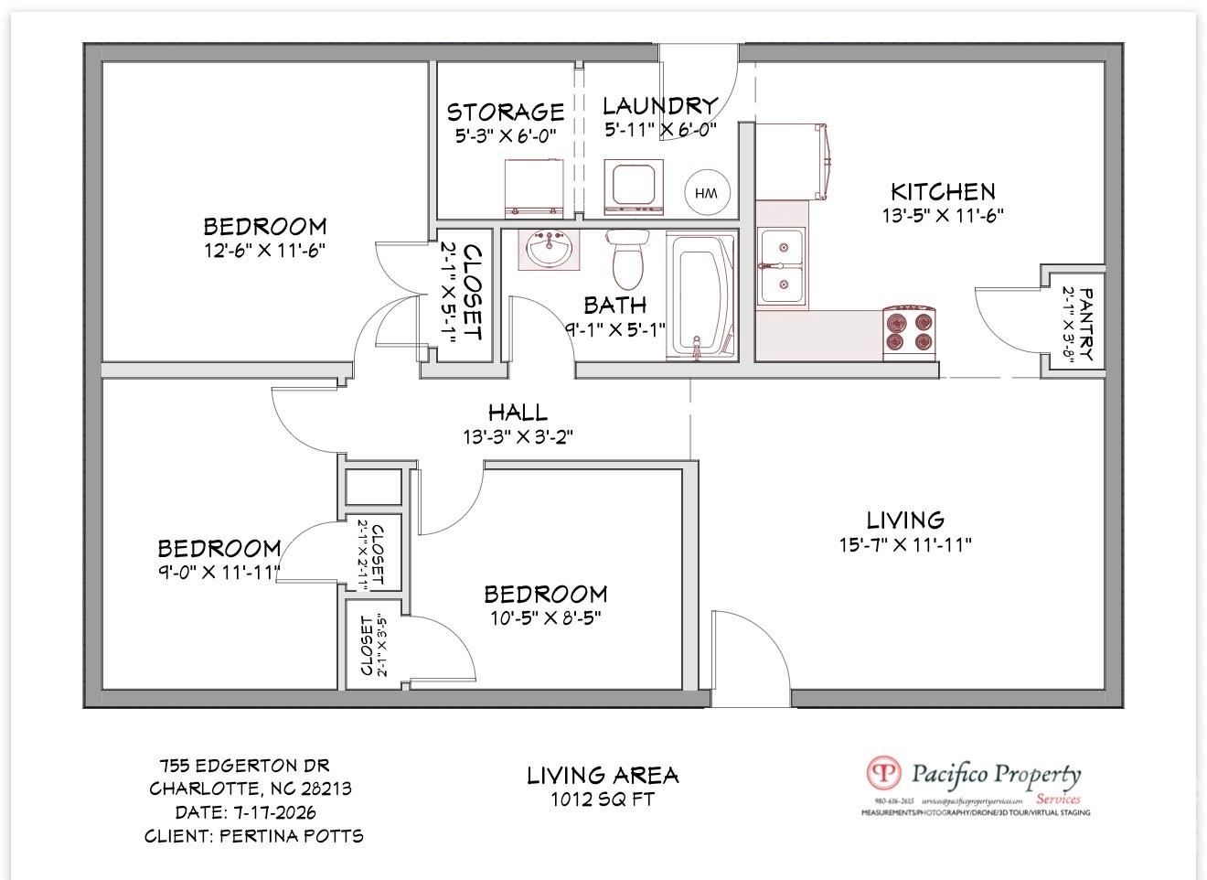 755 Edgerton Drive — Charlotte
