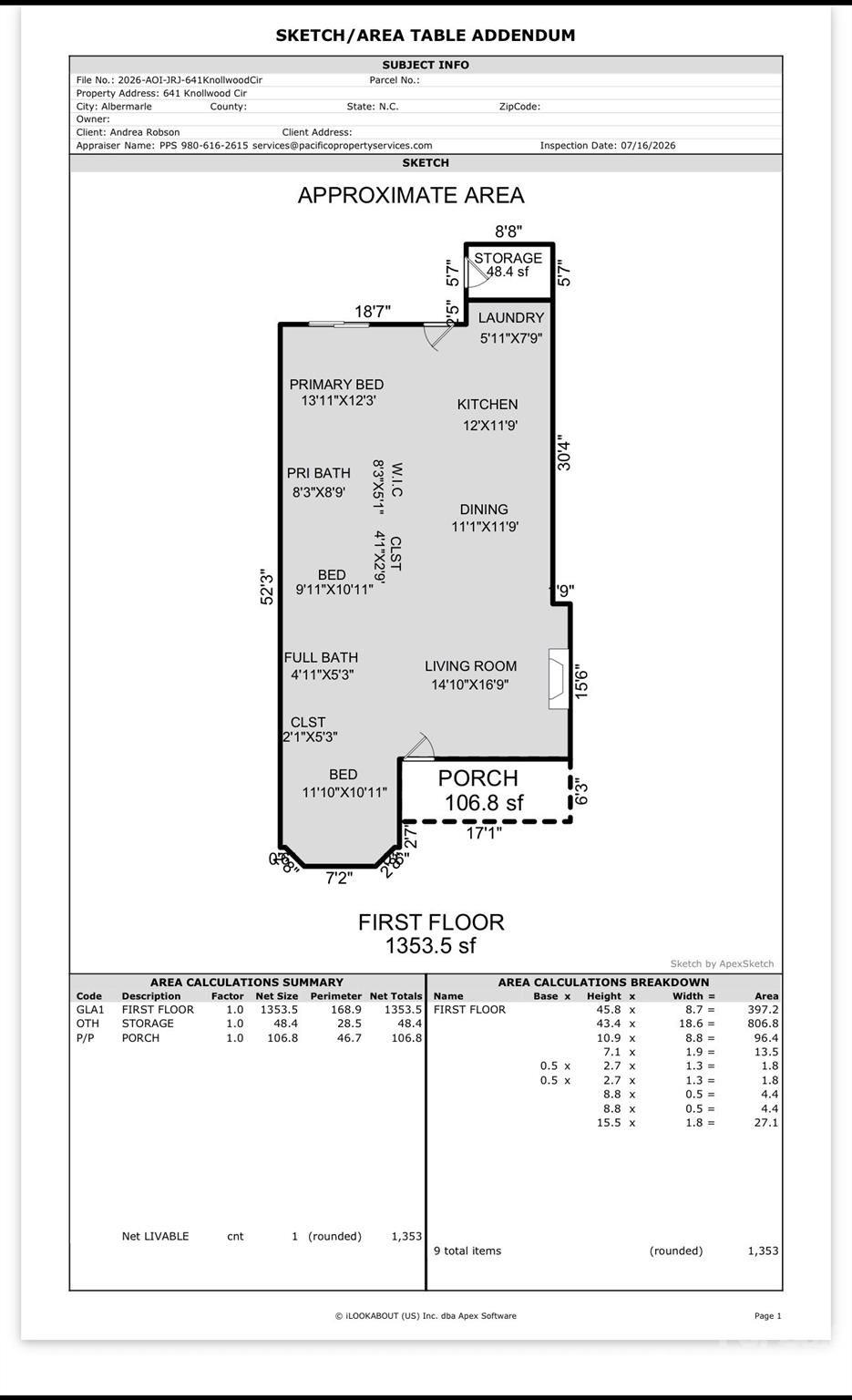 641 Knollwood Circle — Albemarle