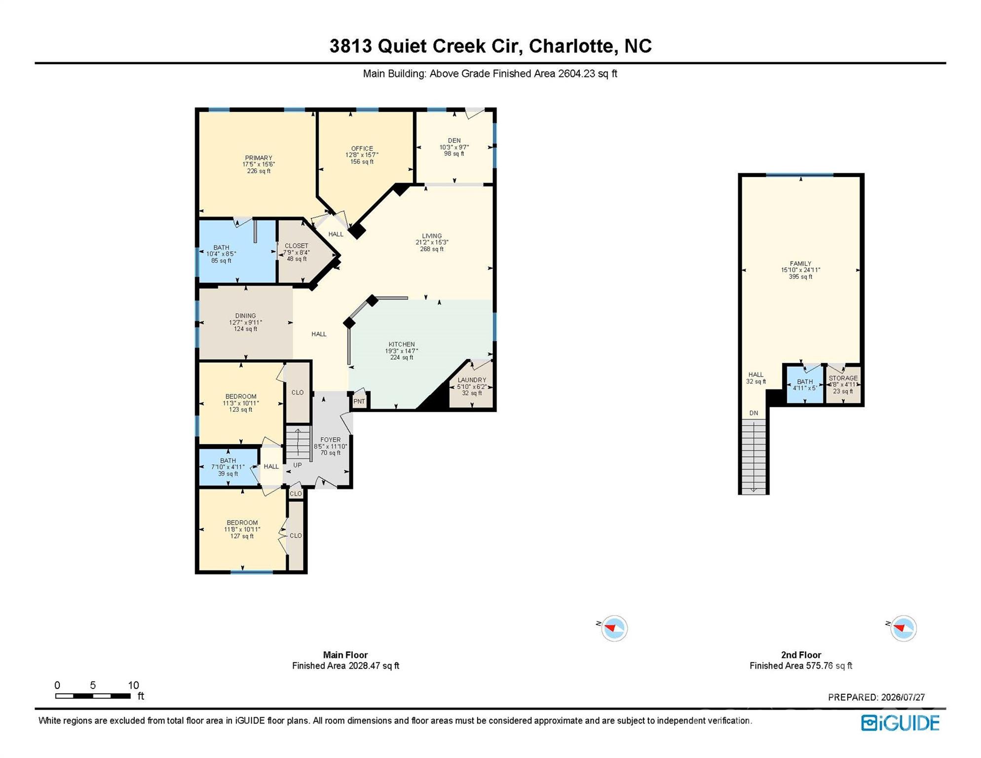 3813 Quiet Creek Circle — Charlotte