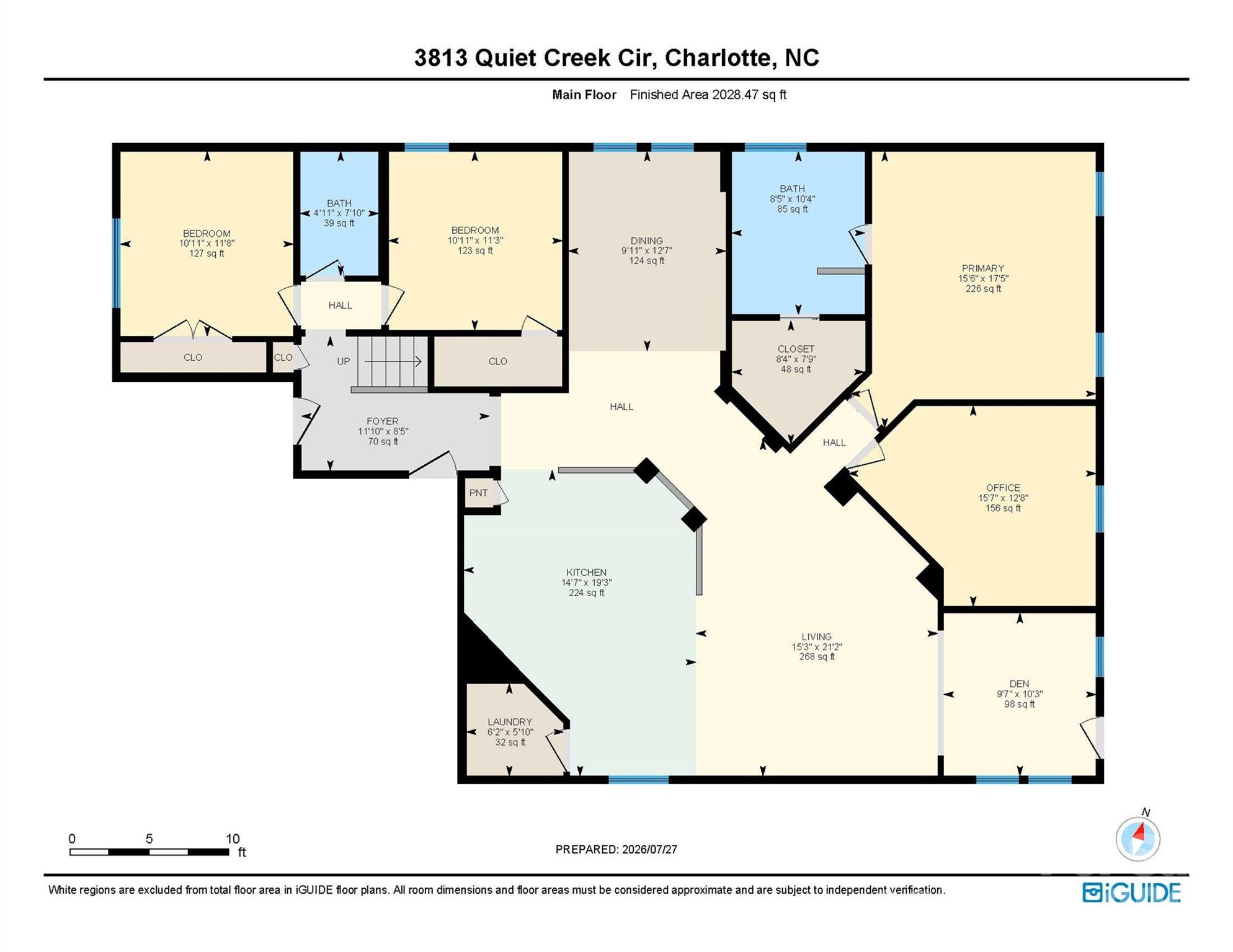 3813 Quiet Creek Circle — Charlotte