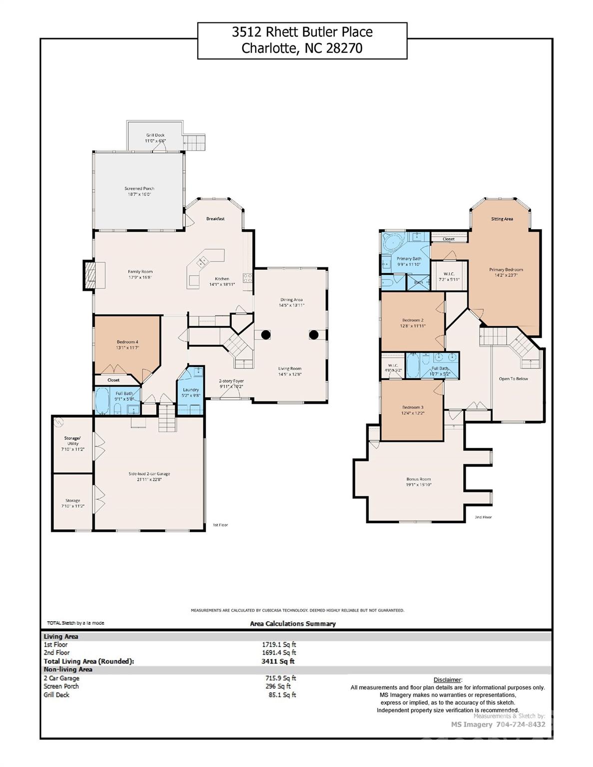 3512 Rhett Butler Place — Charlotte