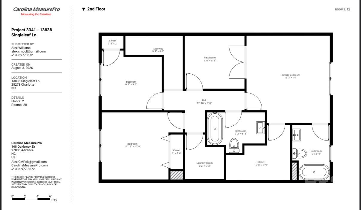 13838 Singleleaf Lane — Charlotte