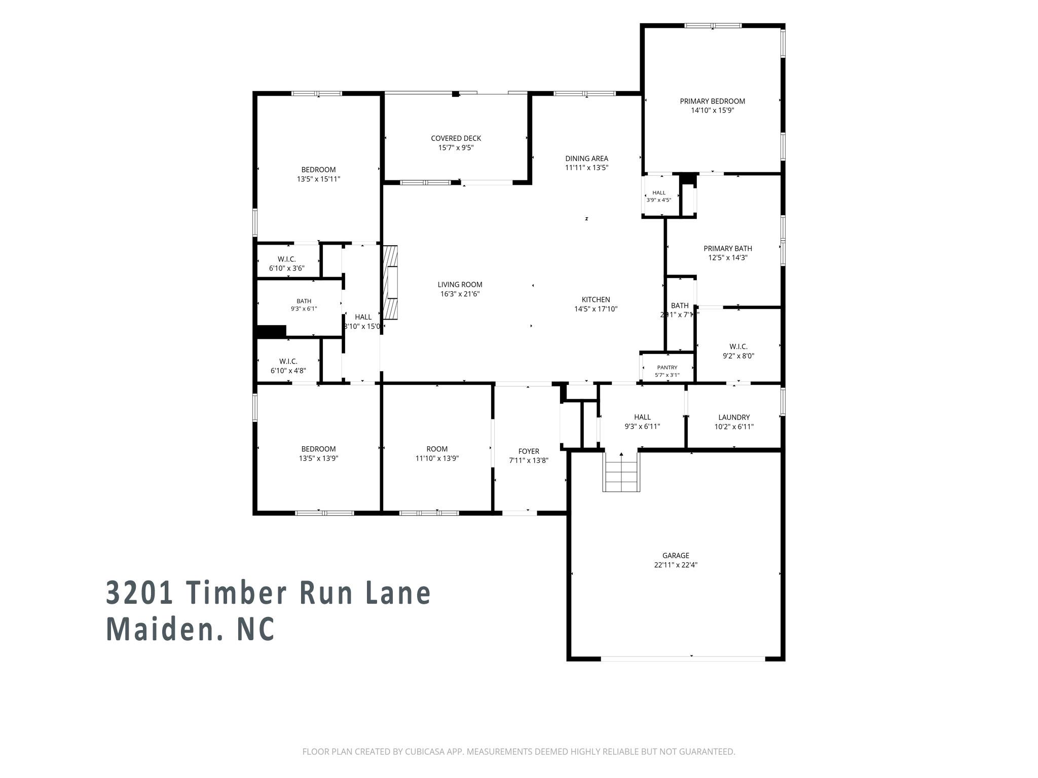 3201 Timber Run Lane — Maiden