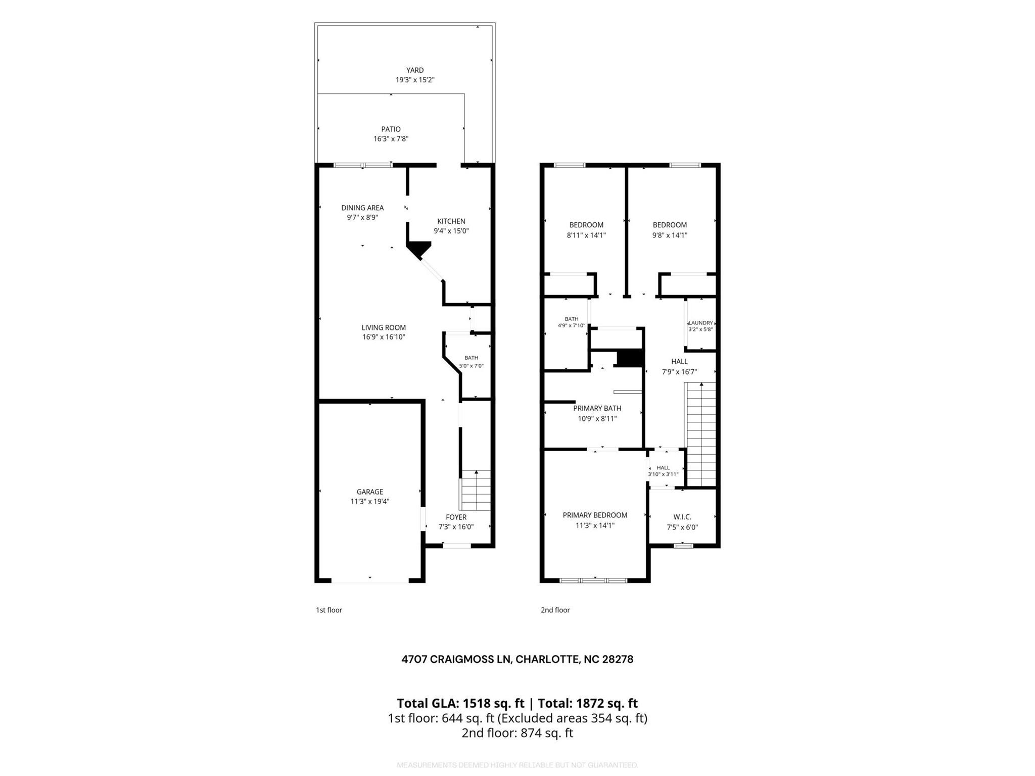 4707 Craigmoss Lane — Charlotte