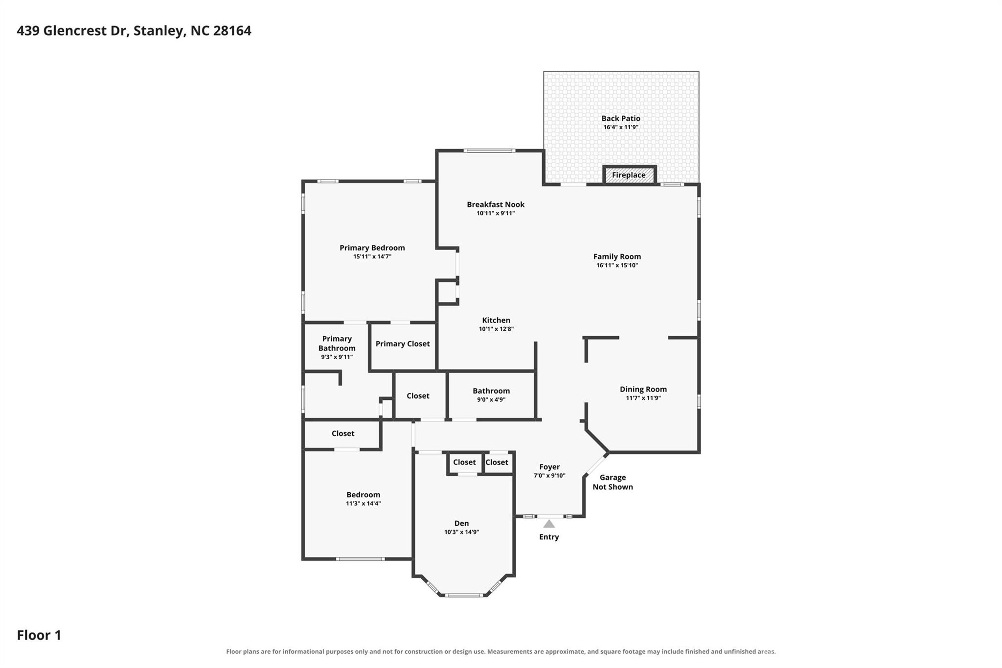 439 Glencrest Drive — Stanley