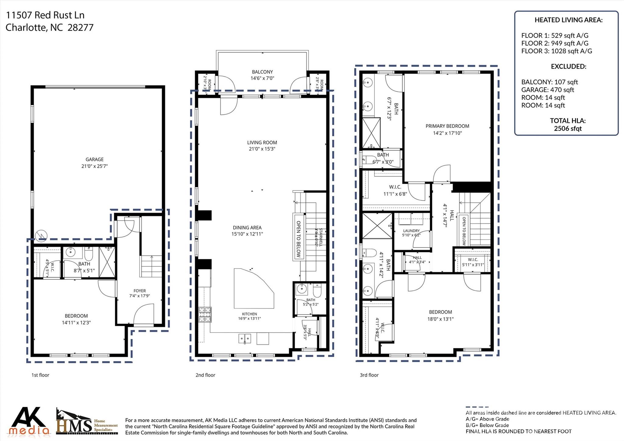 11507 Red Rust Lane — Charlotte