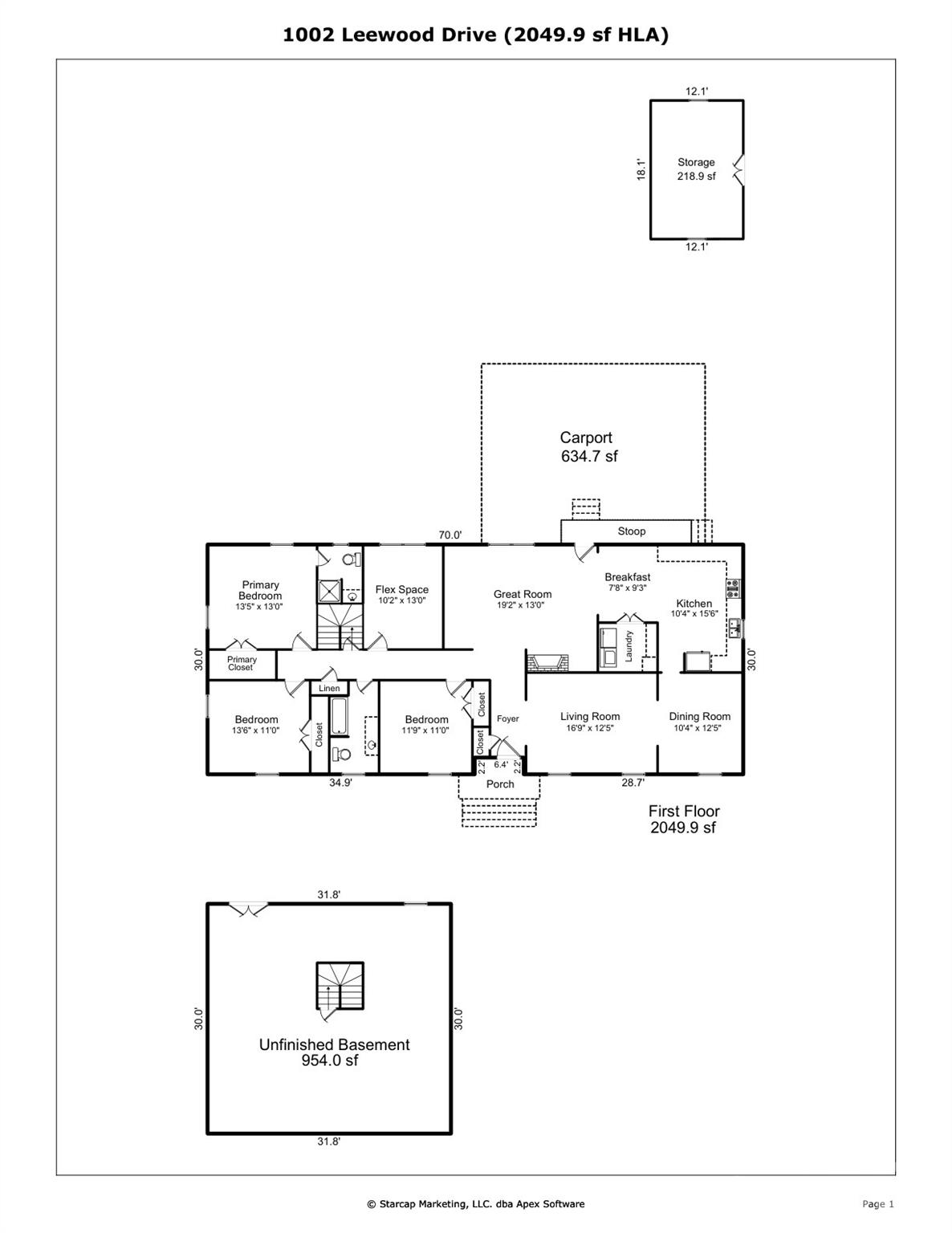 1002 Leewood Drive — Monroe