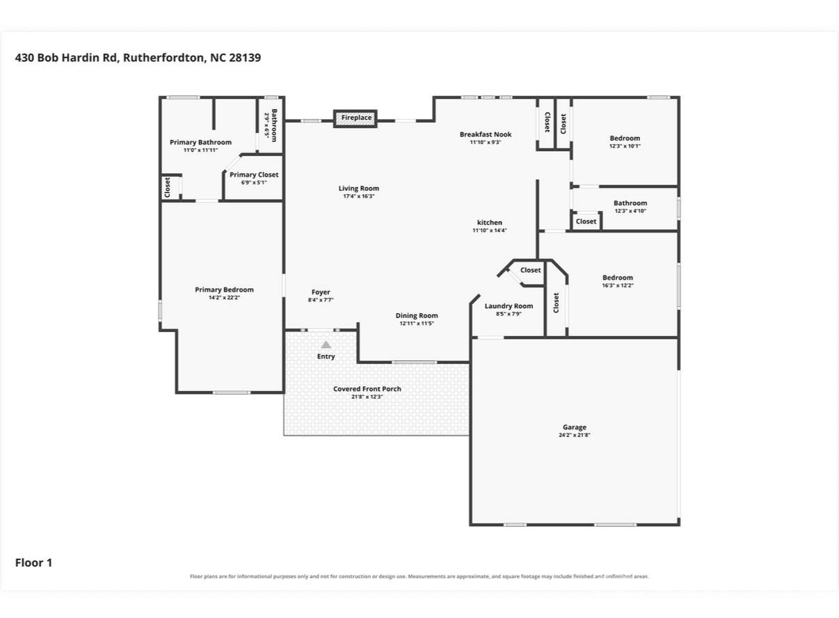 430 Bob Hardin Road — Rutherfordton