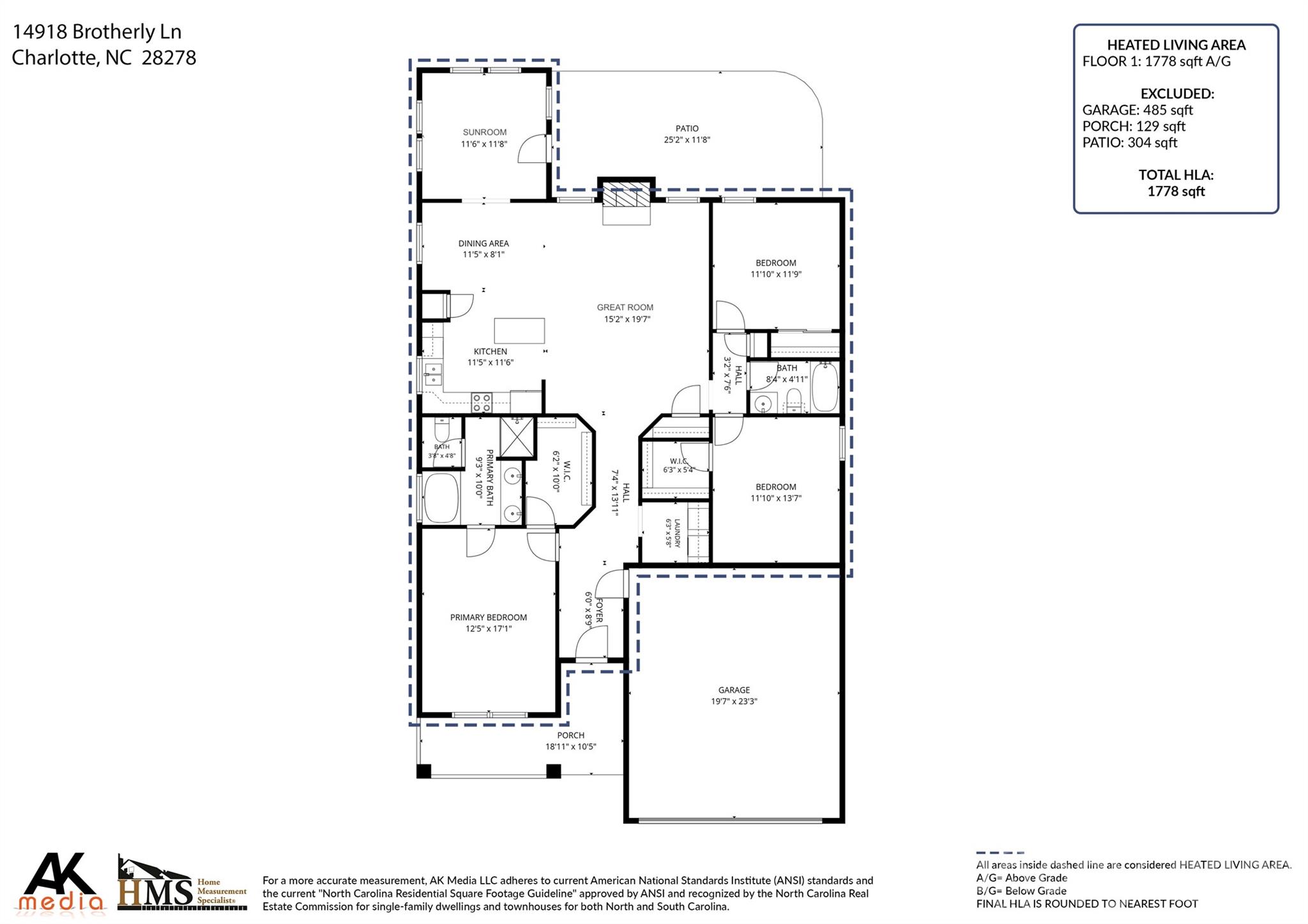 14918 Brotherly Lane — Charlotte