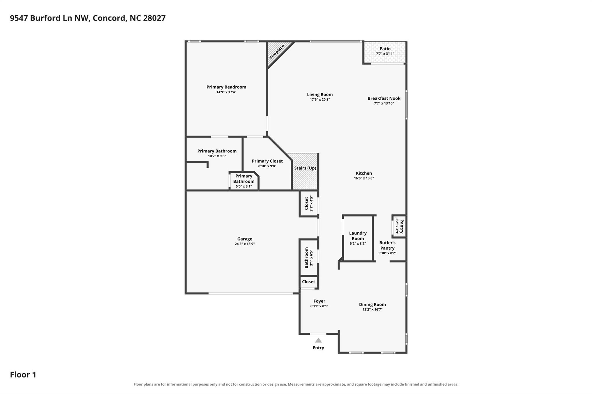 9547 Burford Lane NW — Concord