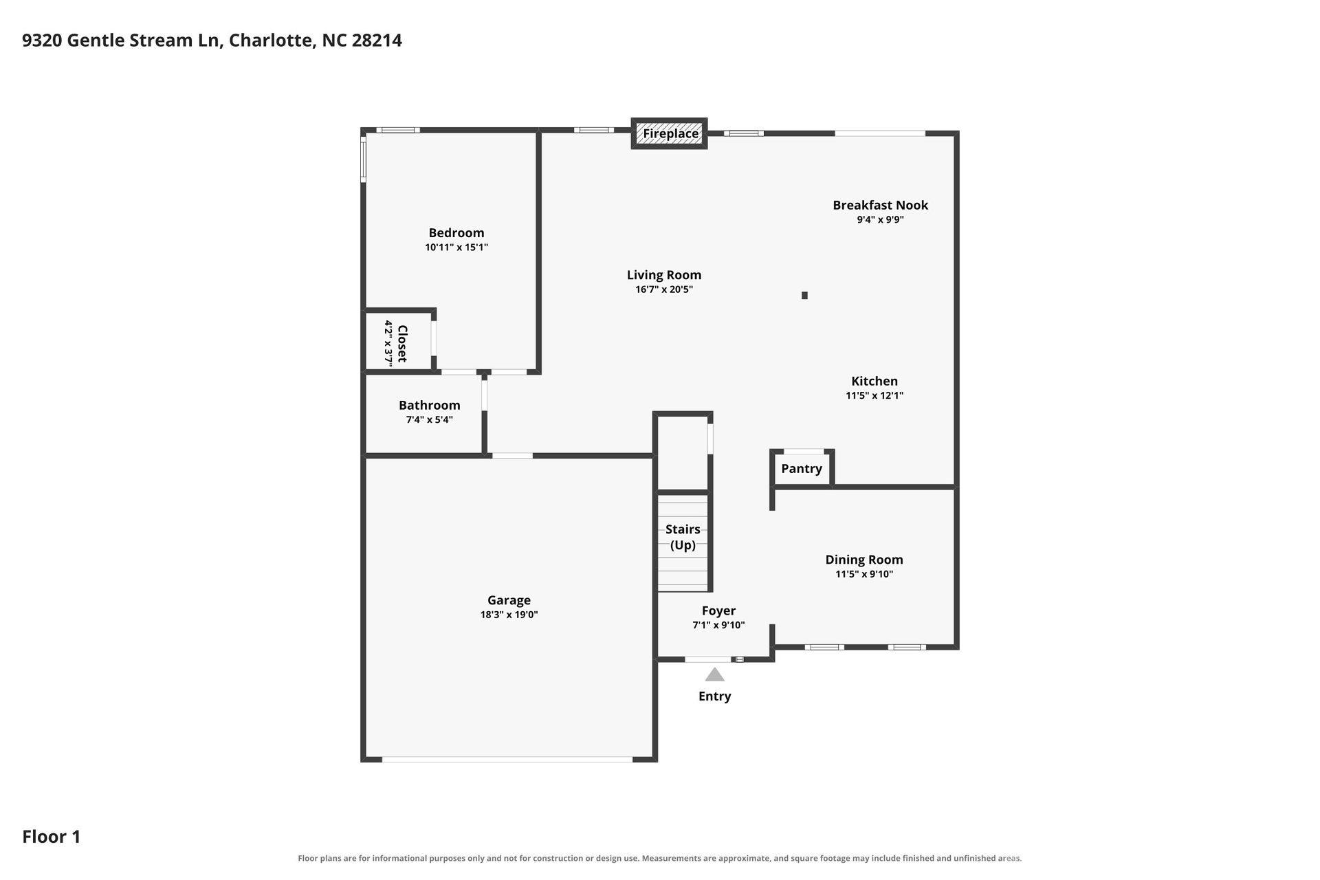 9320 Gentle Stream Lane — Charlotte