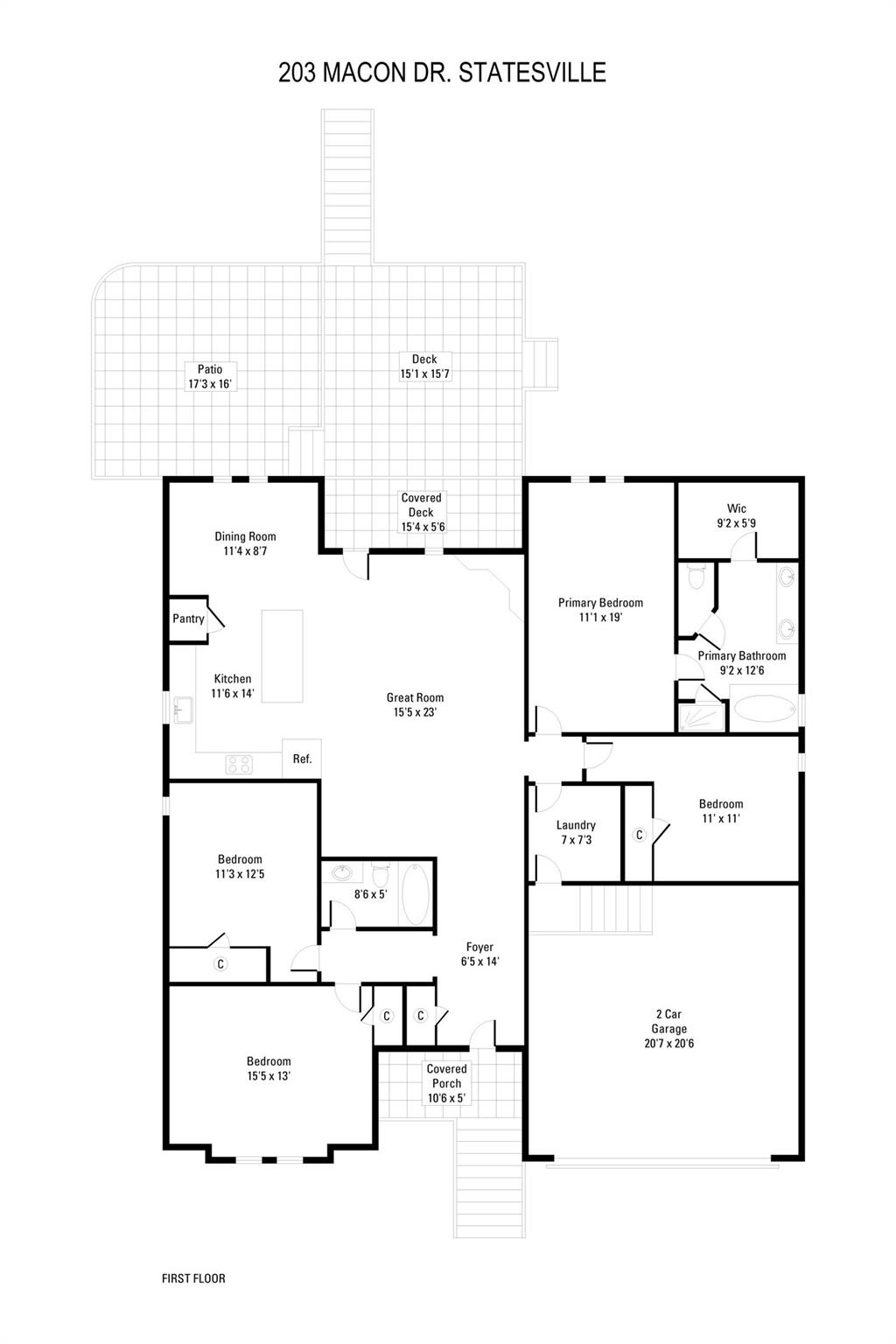203 Macon Drive — Statesville