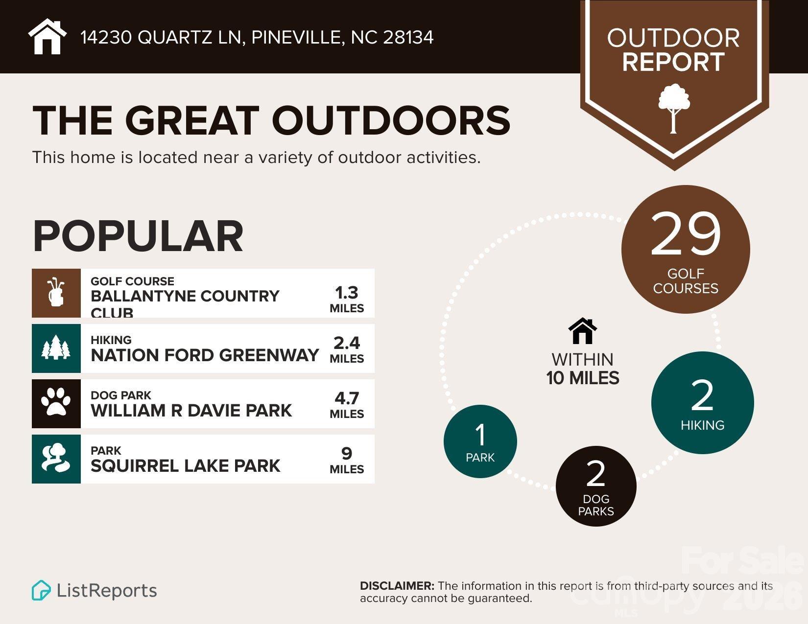 14230 Quartz Lane — Pineville