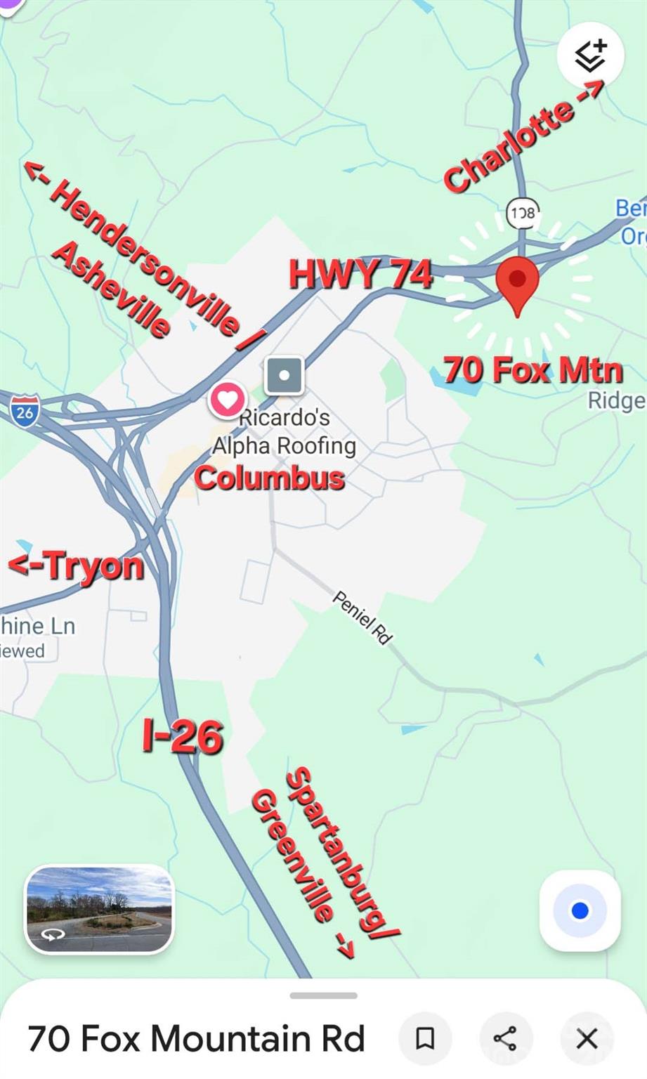 70 Fox Mountain Road — Columbus