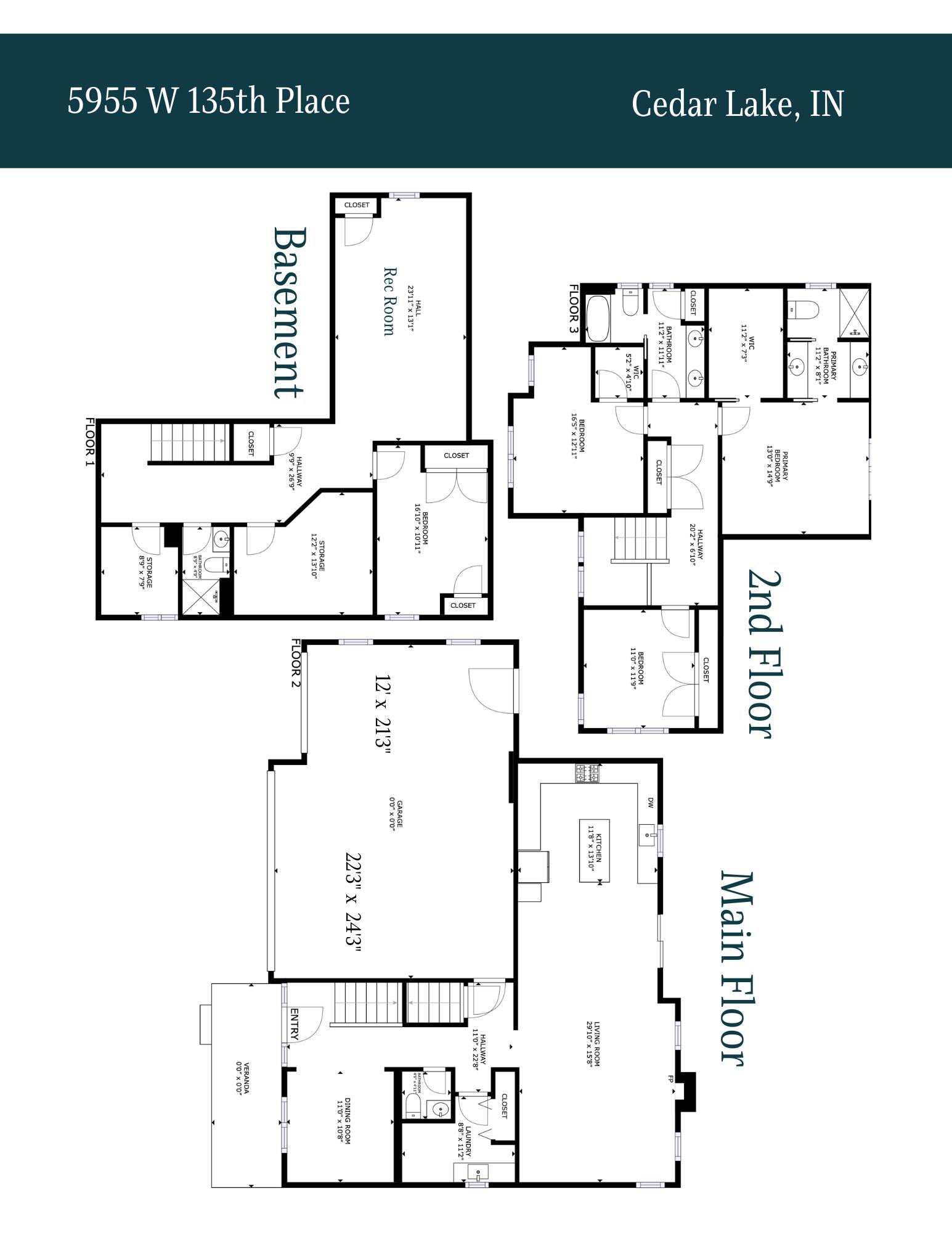5833 W 134th Avenue, Cedar Lake, IN 46303; Image #63
